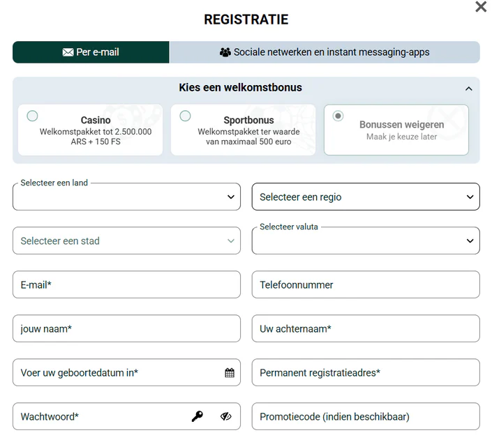 spinbetter casino aanmelden
